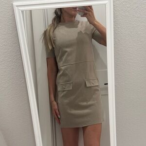 Zara “suede” dress - nwot